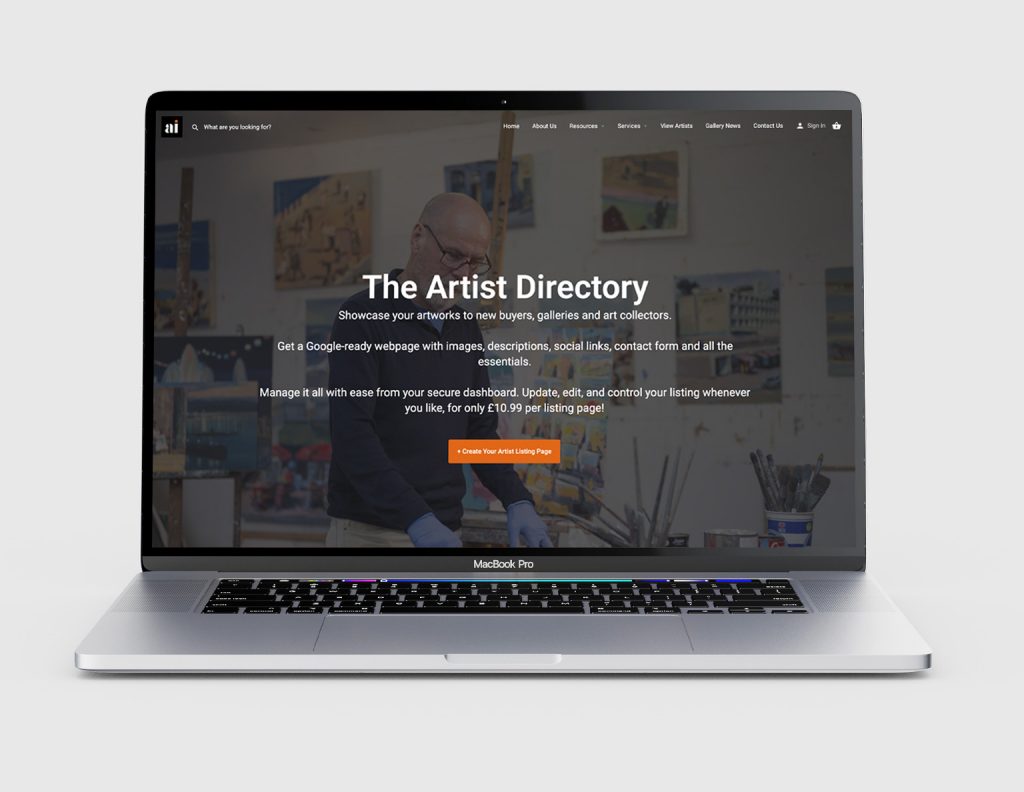 Artist Index Website