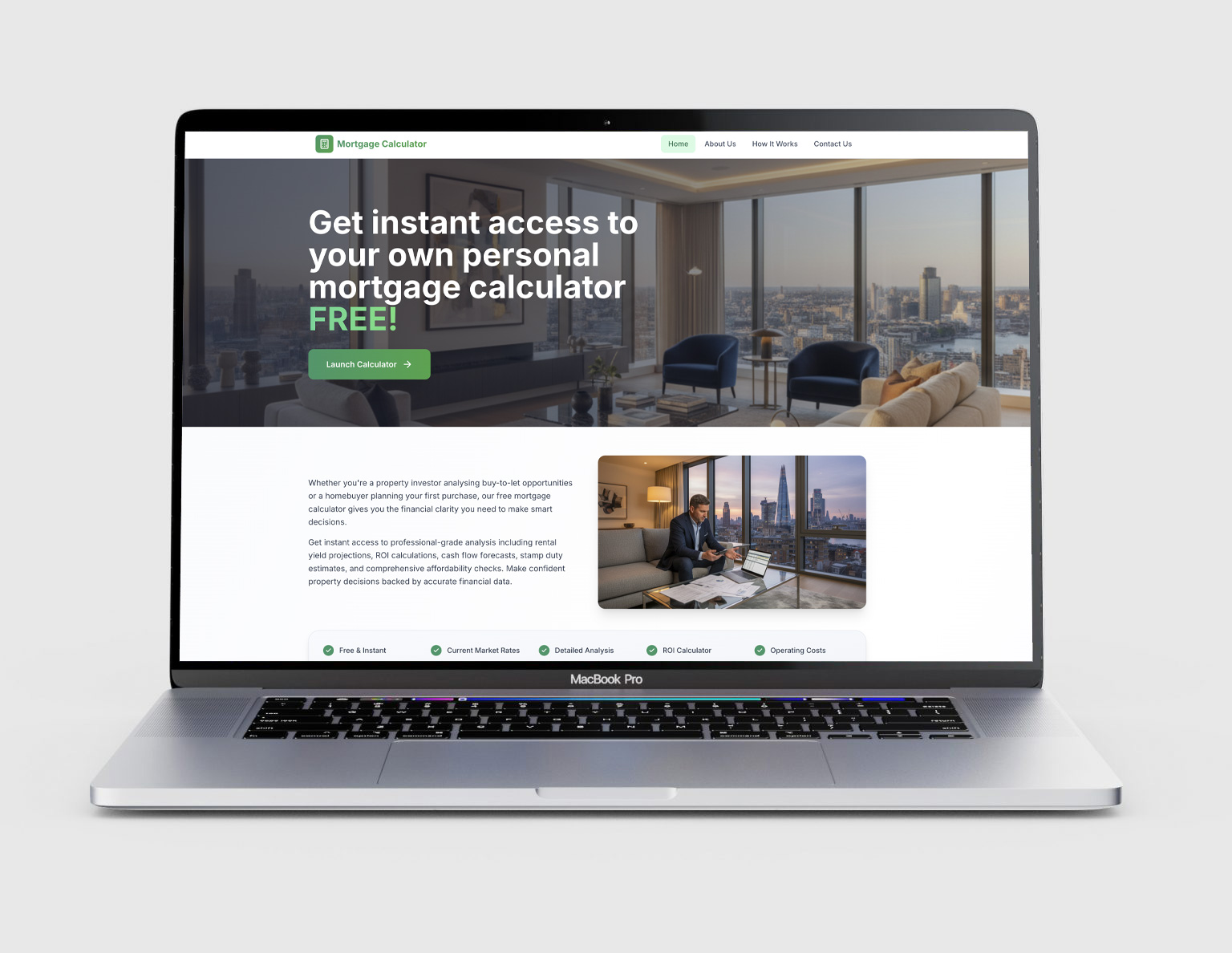 Buy To Let Mortgage Calculator Website Design