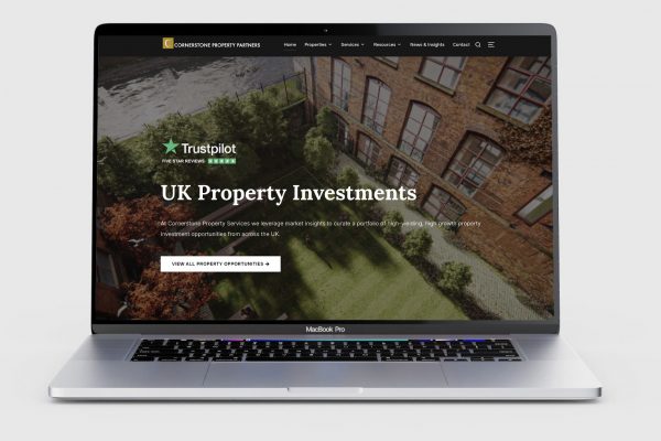 Cornerstone Property Partners Website Design and Build